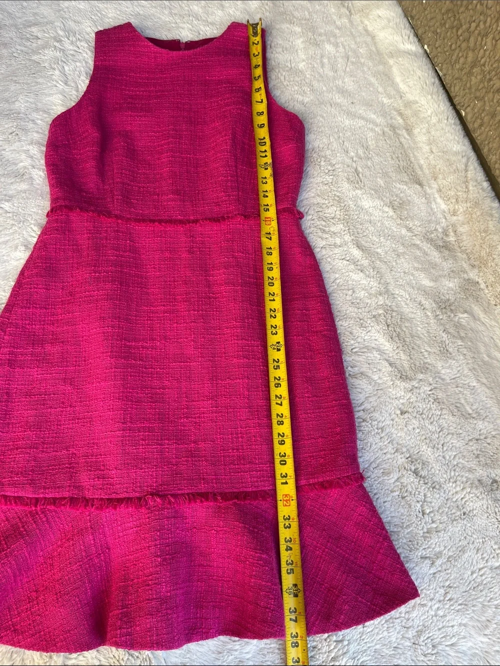 J.Crew Tweed Sheat Dress in Pink Size 6